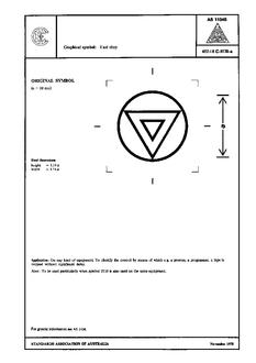 AS 1104S (5178): 01/01/1978 Informative symbols for use on electrical and electronic equipment – Fast stop