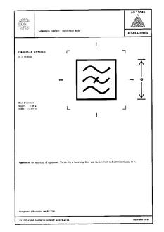 AS 1104S (5160): 01/01/1978 Informative symbols for use on electrical and electronic equipment – Band-stop filter AS 1104S (5160): 01/01/1978 Informative symbols for use on electrical and electronic equipment – Band-stop filter