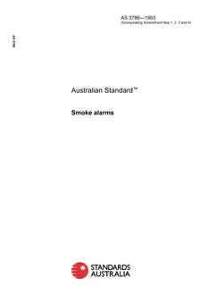 AS 3786: 04/13/1993 Smoke alarms