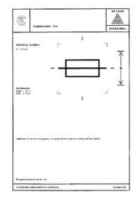 AS 1104S (5016): 01/01/1978 Informative symbols for use on electrical and electronic equipment – Fuse