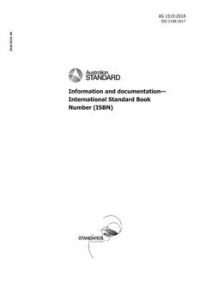 AS 1519: 05/08/2018 Information and documentation – International Standard Book Number (ISBN)