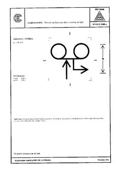 AS 1104S (5099): 01/01/1978 Informative symbols for use on electrical and electronic equipment – Monitoring from tape after recording on tape AS 1104S (5099): 01/01/1978 Informative symbols for use on electrical and electronic equipment – Monitoring from tape after recording on tape