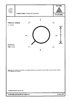 AS 1104S (5086): 01/01/1978 Informative symbols for use on electrical and electronic equipment – Pick-up for disk records