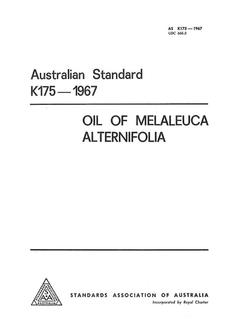 AS K175: 06/25/1967 Oil of Melaleuca alternifolia