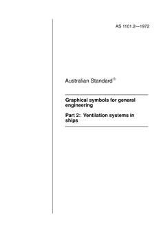AS 1101.2: 01/01/1972 Graphical symbols for general engineering, Part 2: Ventilation systems in ships