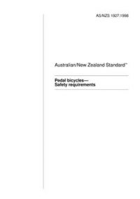 AS/NZS 1927: 09/05/1998 Pedal bicycles – Safety requirements