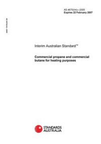 AS 4670(INT): 01/01/2005 Commercial propane and commercial butane for heating purposes