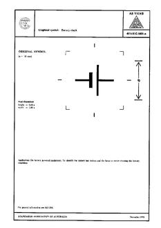 AS 1104S (5001): 01/01/1978 Informative symbols for use on electrical and electronic equipment, Part 5001: Battery Check