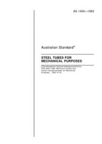 AS 1450: 06/05/1983 Steel tubes for mechanical purposes