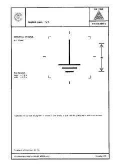 AS 1104S (5017): 01/01/1978 Informative symbols for use on electrical and electronic equipment – Earth