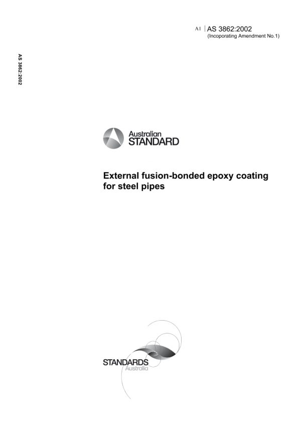 AS 3862: 01/01/2002 External fusion-bonded epoxy coating for steel pipes
