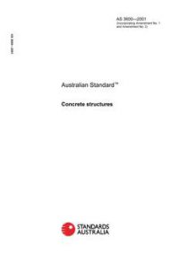 AS 3600: 01/01/2001 Concrete structures