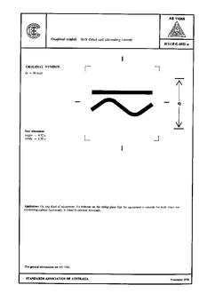 AS 1104S (5033): 01/01/1978 Informative symbols for use on electrical and electronic equipment – Both direct and alternating current
