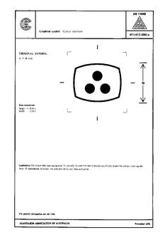 AS 1104S (5050): 01/01/1978 Informative symbols for use on electrical and electronic equipment – Colour television