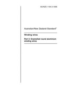 AS/NZS 1194.3: 09/05/1996 Winding wires, Part 3: Enamelled round aluminium winding wires