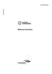 AS 3700: 02/14/2018 Masonry Structures AS 3700: 02/14/2018 Masonry Structures