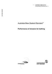 AS/NZS 3662: 09/02/2013 Performance of showers for bathing