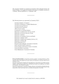 AS 2390.2: 09/16/1990 Textiles for hospitals and institutions – Blankets – Cotton woven cellular blankets
