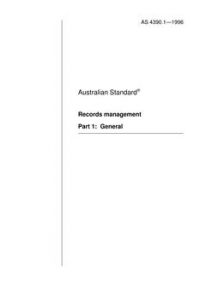 AS 4390.1: 01/01/1996 Records management – General