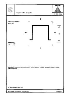 AS 1104S (5131): 01/01/1978 Informative symbols for use on electrical and electronic equipment – Long pulse