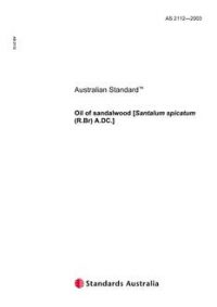 AS 2112: 10/09/2003 Oil of sandalwood [Santalum spicatum (R.Br) A.DC.]