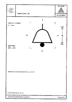 AS 1104S (5013): 01/01/1978 Informative symbols for use on electrical and electronic equipment – Bell