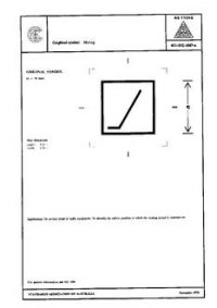 AS 1104S (5047): 01/01/1978 Informative symbols for use on electrical and electronic equipment – Muting
