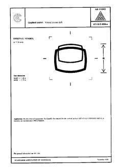 AS 1104S (5064): 01/01/1978 Informative symbols for use on electrical and electronic equipment – Vertical picture shift