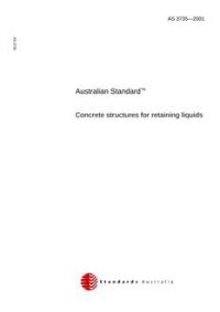 AS 3735: 03/13/2001 Concrete structures for retaining liquids