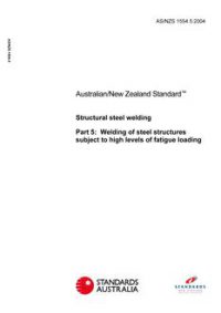 AS/NZS 1554.5: 03/24/2004 Structural steel welding, Part 5: Welding of steel structures subject to high levels of fatigue loading