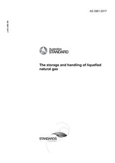 AS 3961: 03/13/2017 The storage and handling of liquefied natural gas
