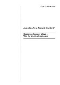 AS/NZS 1574: 04/05/1996 Copper and copper alloys – Wire for electrical purposes