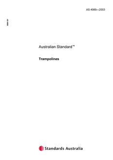 AS 4989: 01/01/2003 Trampolines