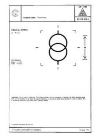 AS 1104S (5156): 01/01/1978 Informative symbols for use on electrical and electronic equipment – Transformer