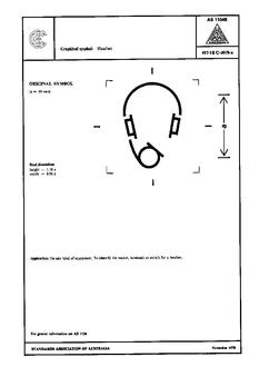 AS 1104S (5079): 01/01/1978 Informative symbols for use on electrical and electronic equipment – Headset