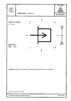 AS 1104S (5151): 01/01/1978 Informative symbols for use on electrical and electronic equipment – Hydrophone
