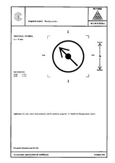 AS 1104S (5133): 01/01/1978 Informative symbols for use on electrical and electronic equipment – Bearing marker
