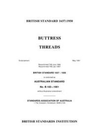 AS B182: 01/01/1961 Buttress threads