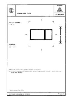 AS 1104S (5045): 01/01/1978 Informative symbols for use on electrical and electronic equipment – Tuning