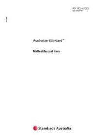 AS 1832: 01/01/2002 Malleable cast iron