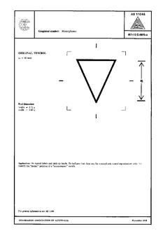 AS 1104S (5070): 01/01/1978 Informative symbols for use on electrical and electronic equipment – Monophonic