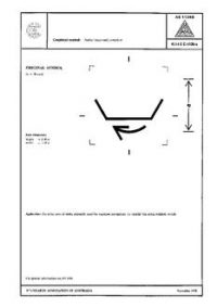 AS 1104S (5129): 01/01/1978 Informative symbols for use on electrical and electronic equipment – Aerial (scanner) rotation AS 1104S (5129): 01/01/1978 Informative symbols for use on electrical and electronic equipment – Aerial (scanner) rotation