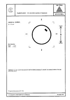 AS 1104S (5162): 01/01/1978 Informative symbols for use on electrical and electronic equipment – Anti-rain clutter (position of maximum)