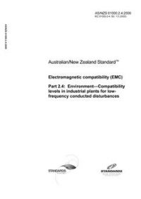 AS/NZS 61000.2.4: 07/15/2009 Electromagnetic compatibility (EMC), Part 2.4: Environment-Compatibility levels in industrial plants for low-frequency conducted disturbances