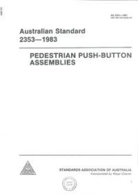 AS 2353: 06/03/1983 Pedestrian push-button assemblies