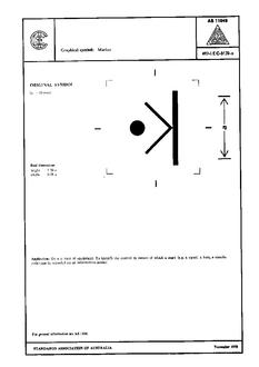 AS 1104S (5170): 01/01/1978 Informative symbols for use on electrical and electronic equipment – Marker