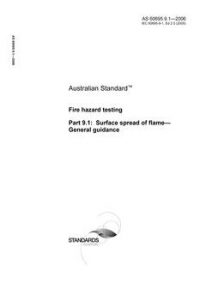 AS 60695.9.1: 06/22/2006 Fire hazard testing, Part 9.1: Surface spread of flame – General guidance