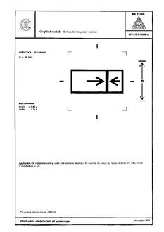 AS 1104S (5046): 01/01/1978 Informative symbols for use on electrical and electronic equipment – Automatic frenquency control