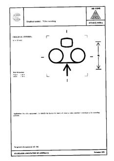 AS 1104S (5120): 01/01/1978 Informative symbols for use on electrical and electronic equipment – Video recording