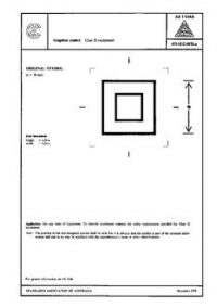 AS 1104S (5172): 01/01/1978 Informative symbols for use on electrical and electronic equipment – Class II equipment